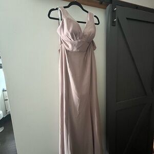 AZAZIE tan/nude dress.